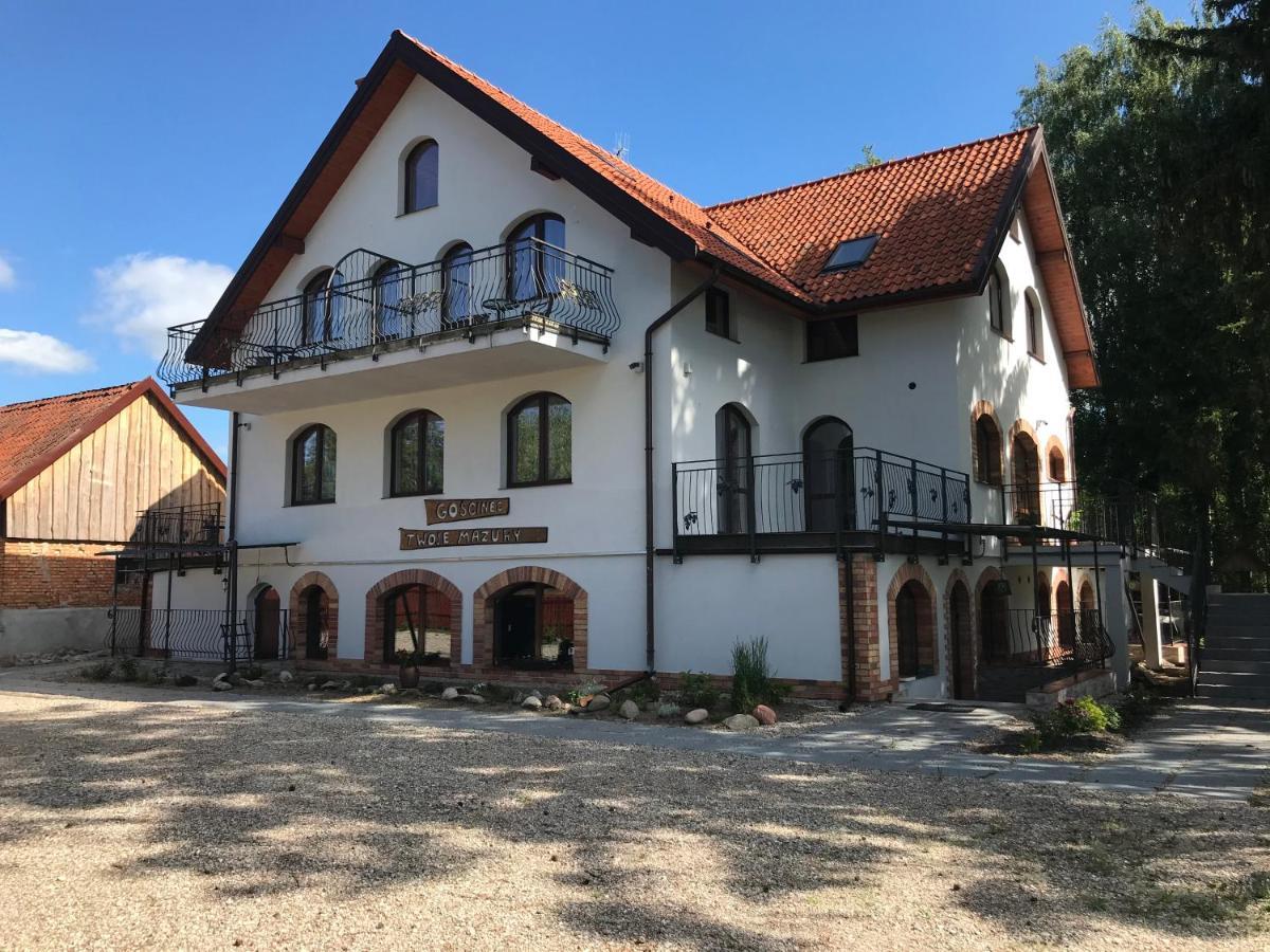 Gosciniec Twoje Mazury Nad Jeziorem Sniardwy Tuz Obok Plazy ノベ・グティ エクステリア 写真